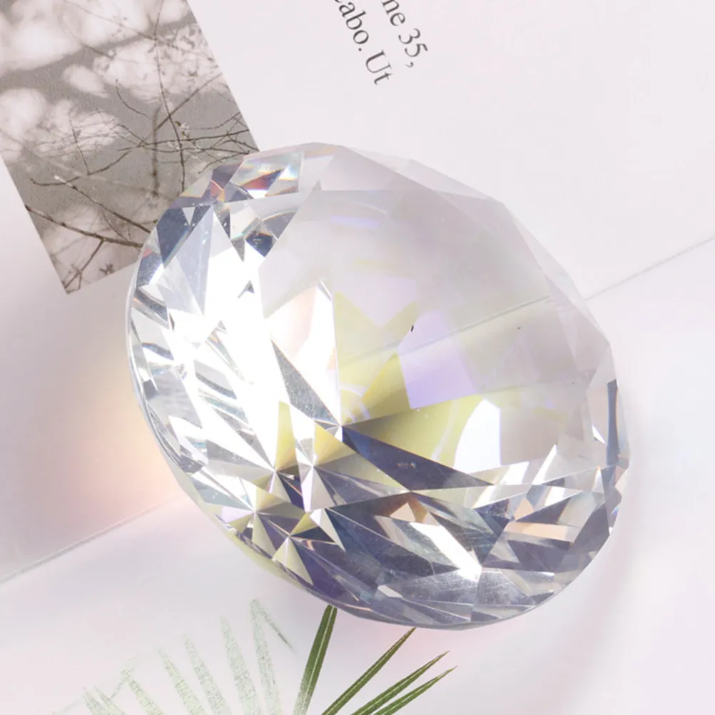 

1 шт. Искусственный кристалл для декора, имитация бриллианта, большой, для салонов красоты, фотосессий, декора рабочего стола, дома и офиса