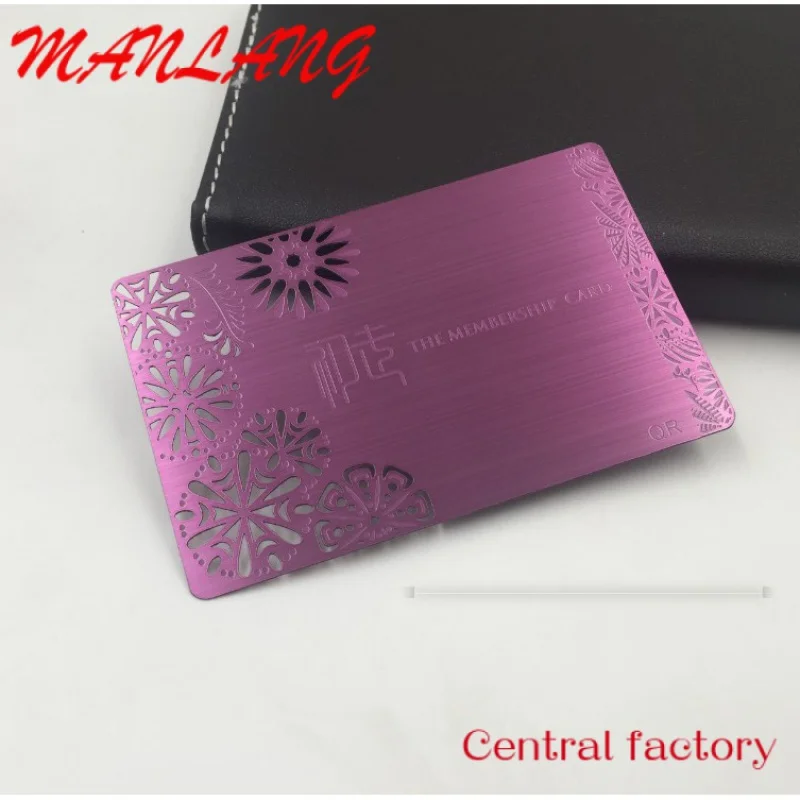 Custom  Custo etal Card VIP ebers Card Printing etal Busins Card