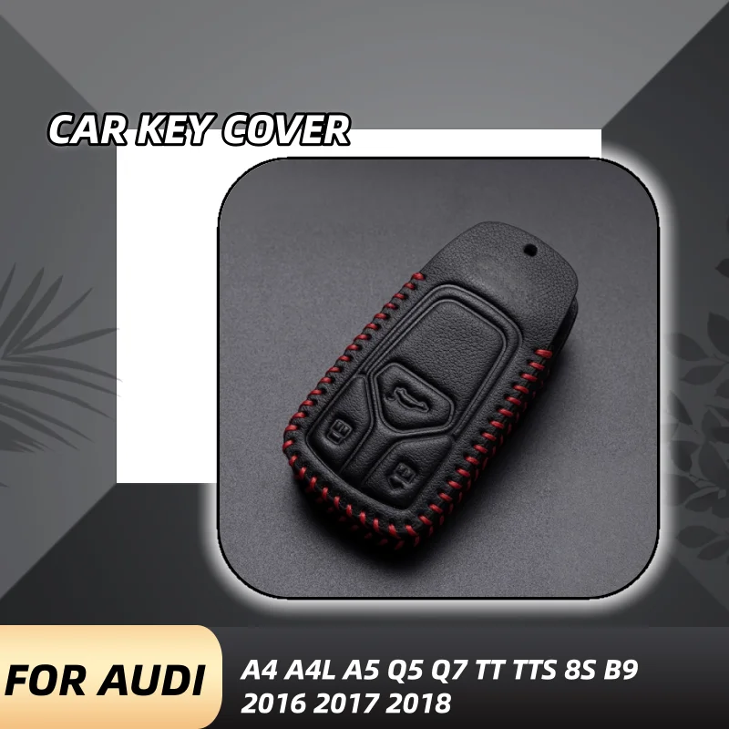 

Car Remote Key Case Cover for Audi A4 A4L A5 Q5 Q7 TT TTS 8S B9 2016 2017 2018 Car Key Protection Shell Accessories