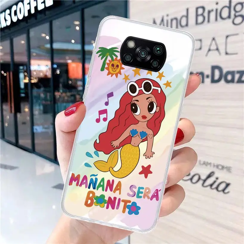 Karolg M-Manana Sera B-Bonito Soft Phone Case for Xiaomi Poco X6 X5 X4 Gt X3 Nfc F6 F5 Pro M5s M5 M4 M3 F4 F3 F2 F1 Capa Coque C