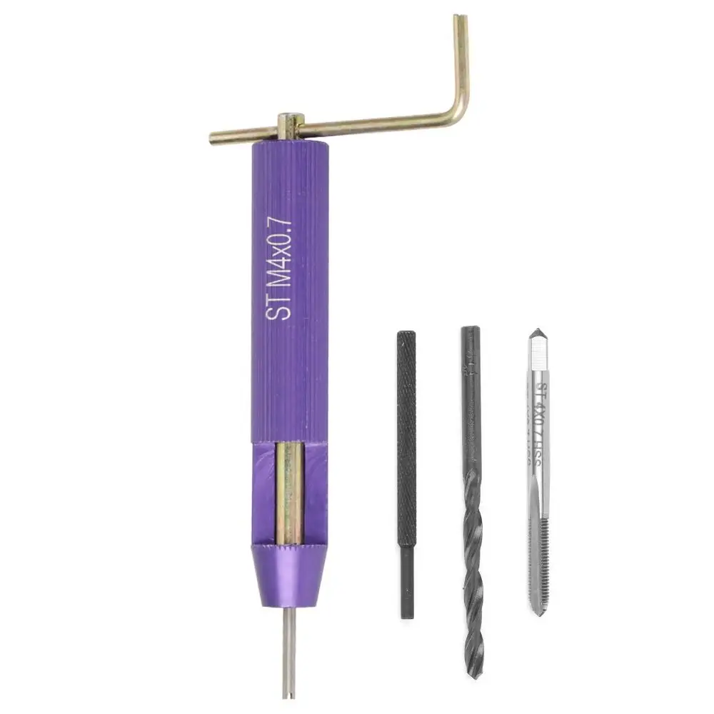 

50pcs Stainless Steel Thread Repair Kit Carbon steel M3 x 0.5 / M4 x 0.7 Helical Thread Insert Combination Tool Set Coiled Wire