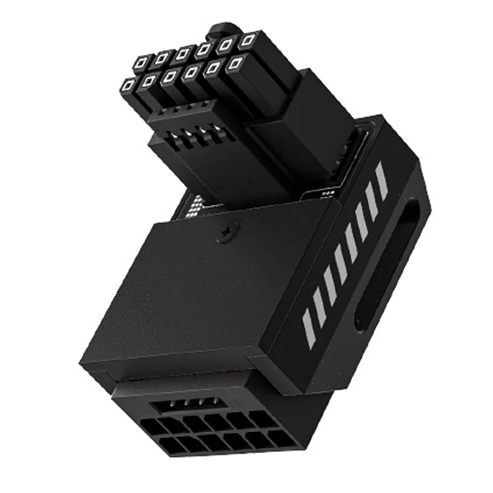 موصل طاقة GPU لـ RTX 3090Ti 4070Ti ، محول ، زاوية يمنى 90 درجة ، PCIe ، 12VHPWR ، x W ، 12 + 4Pin #4