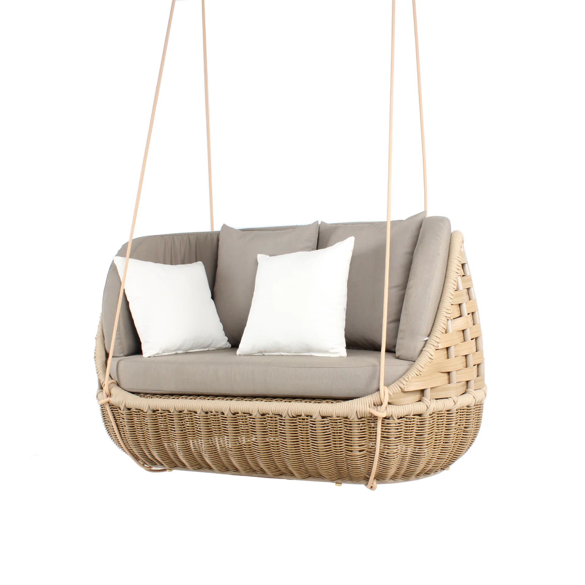 

Outdoor rattan hammock swing garden balcony double rocking chair Rattan chair Hanging basket cradle bird's nest sofa