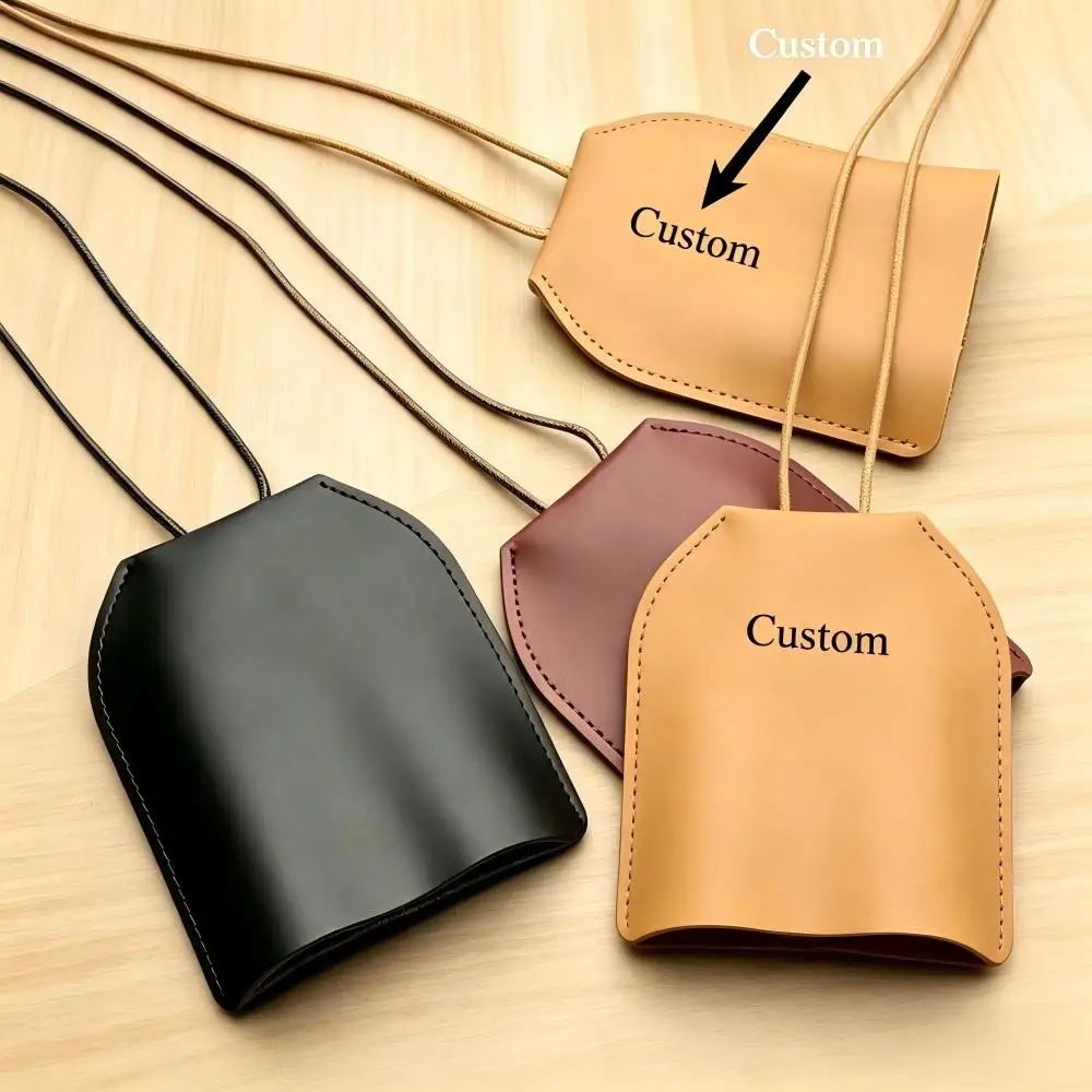 

Korean Version Adjustable Keychain Crossbody Leather Key Pouch Car Key Pull Out Protective Cover Anti-loss Lanyard Key Ring