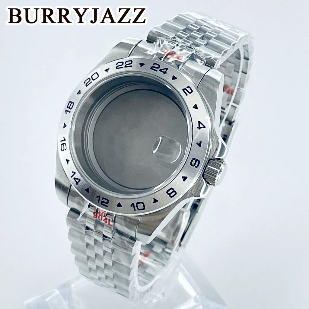 

BURRYJAZZ 39mm NH35 NH36 NH34 NH38 NH70 NH72 ETA2824 PT5000 Miyota8215 Watch Case Sterile Case Sapphire Glass Bracelet