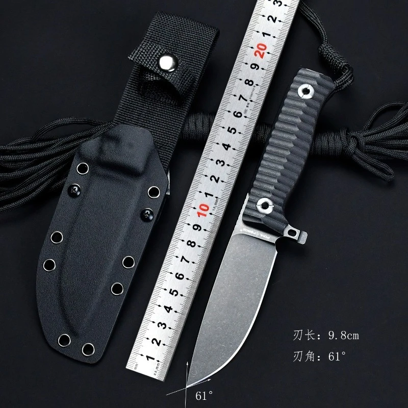 

Нож для выживания POHL Boer: высокопрочный, острый, прямой, портативный, для кемпинга и активного отдыха