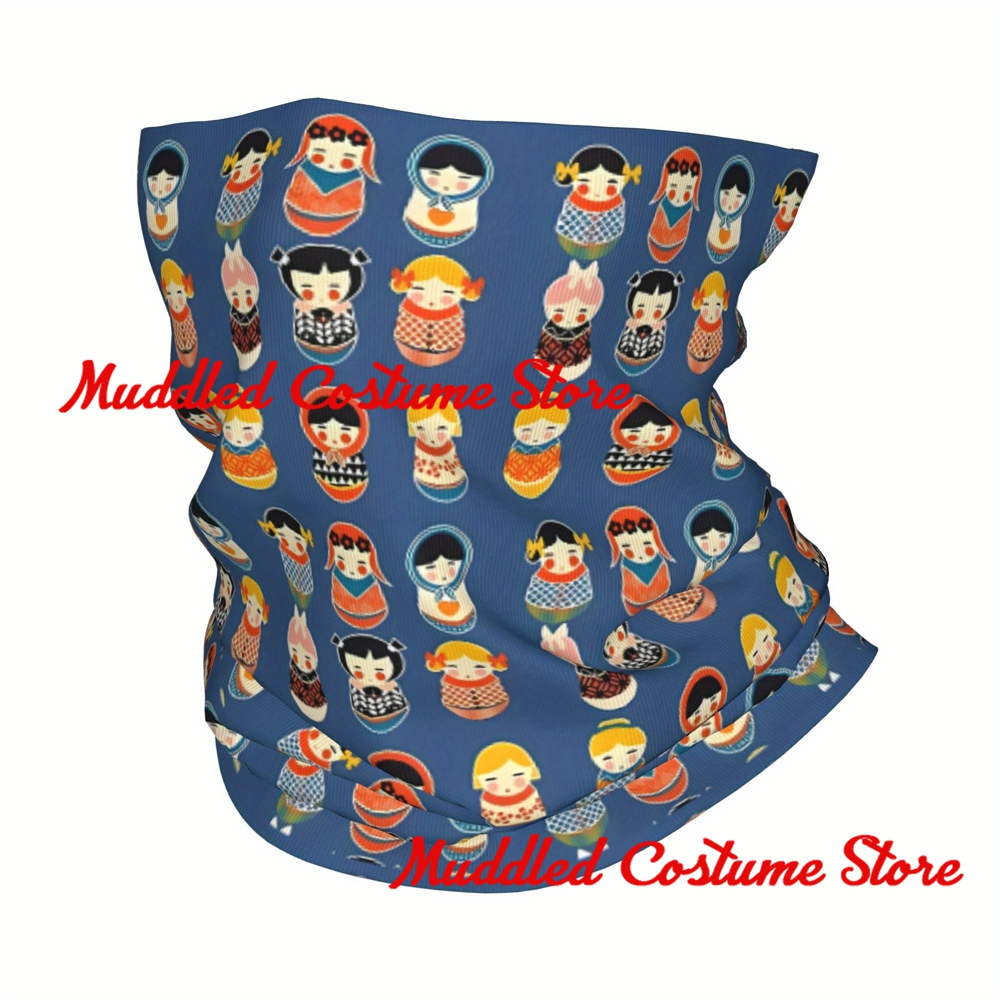 

Русская кукла, гетры, бандана, зимняя утеплитель для шеи, мужской ветрозащитный шарф для лица, повязка на голову с гетрами для пеших прогулок