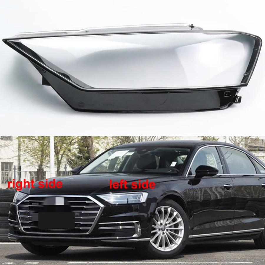 

For Audi A8 A8L S8L D5 2018 2019 2020 2021 2022 Headlamp Cover Headlight Shell Lens Plexiglass Replace Original Lampshade