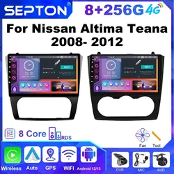 SEPTON Android13 Auto Radio for For Nissan Altima Teana 2008- 2012 Android 4G Net 8core WIFI navigation GPS BT 8+256G Head unit