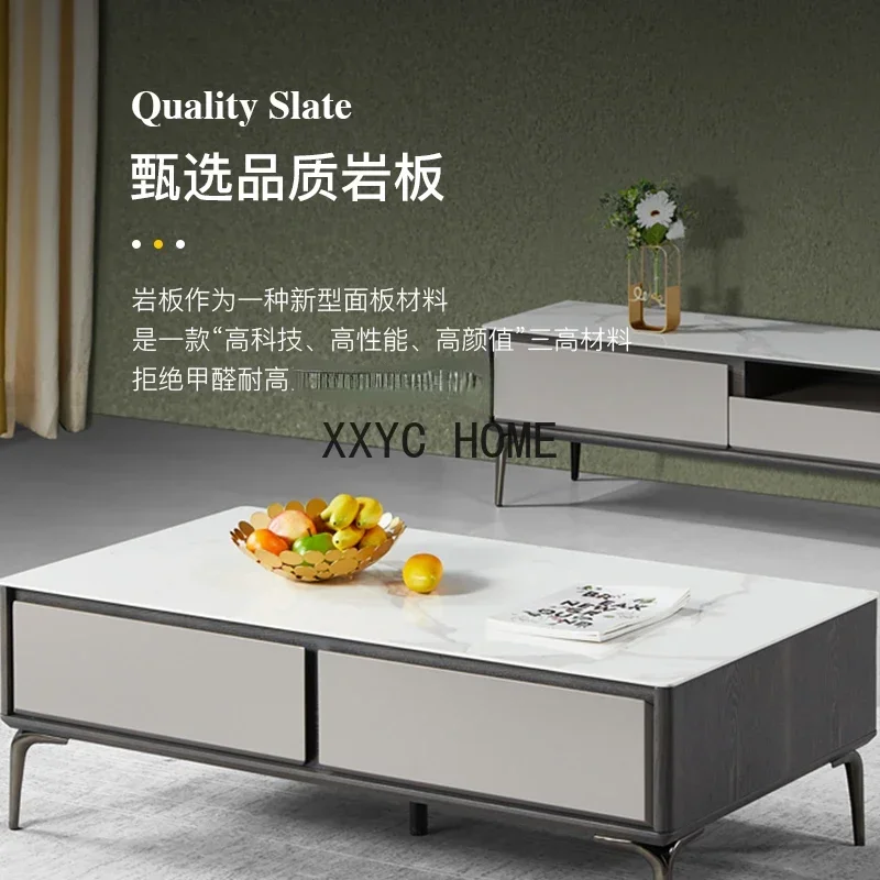 Итальянский минималистичный маленький квартирный гостиной, дома, современный минималистичный чайный столик с краской