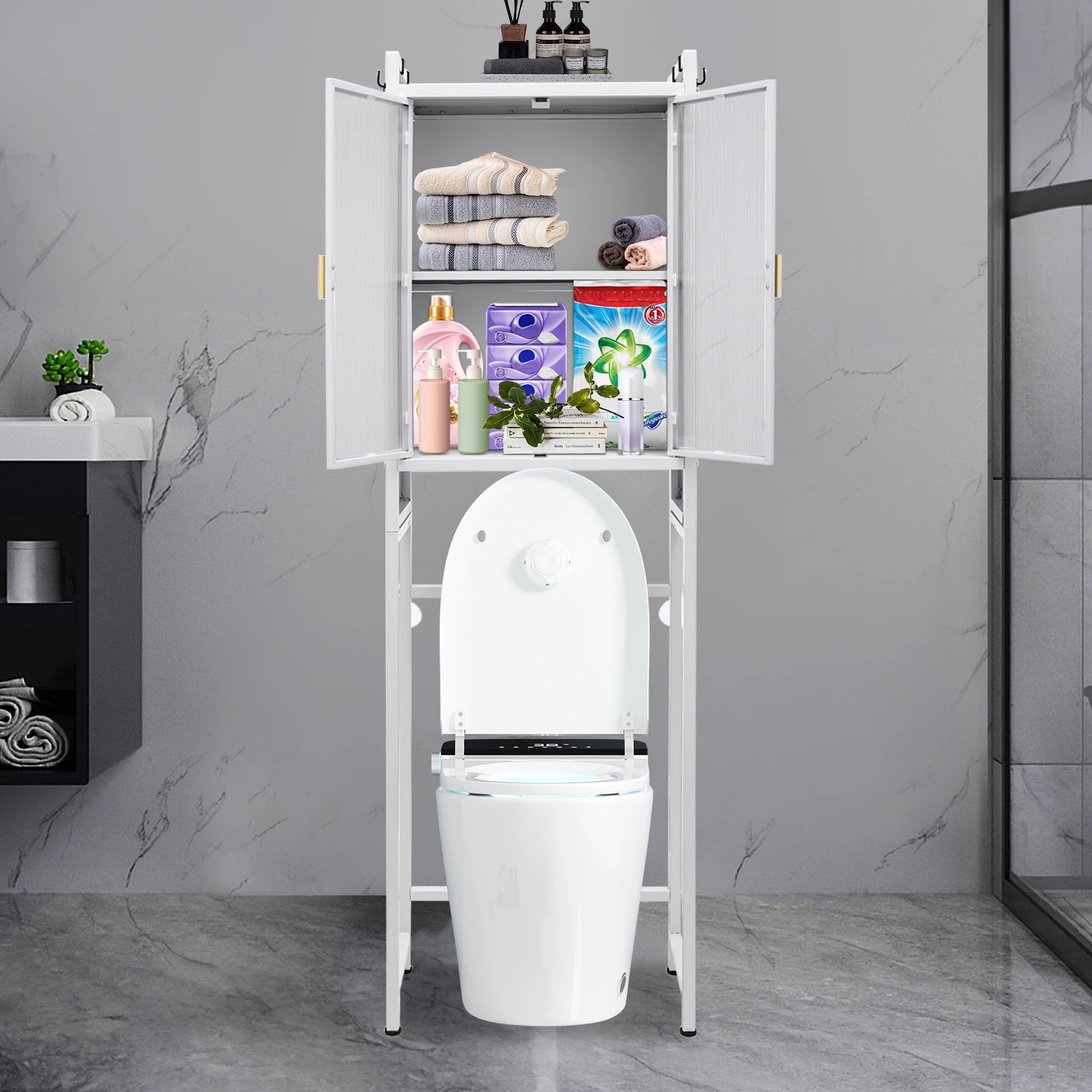 Toilet Storage Cabinet Bathroom Shelf Over Toilet Bathroom Storage Cabinet