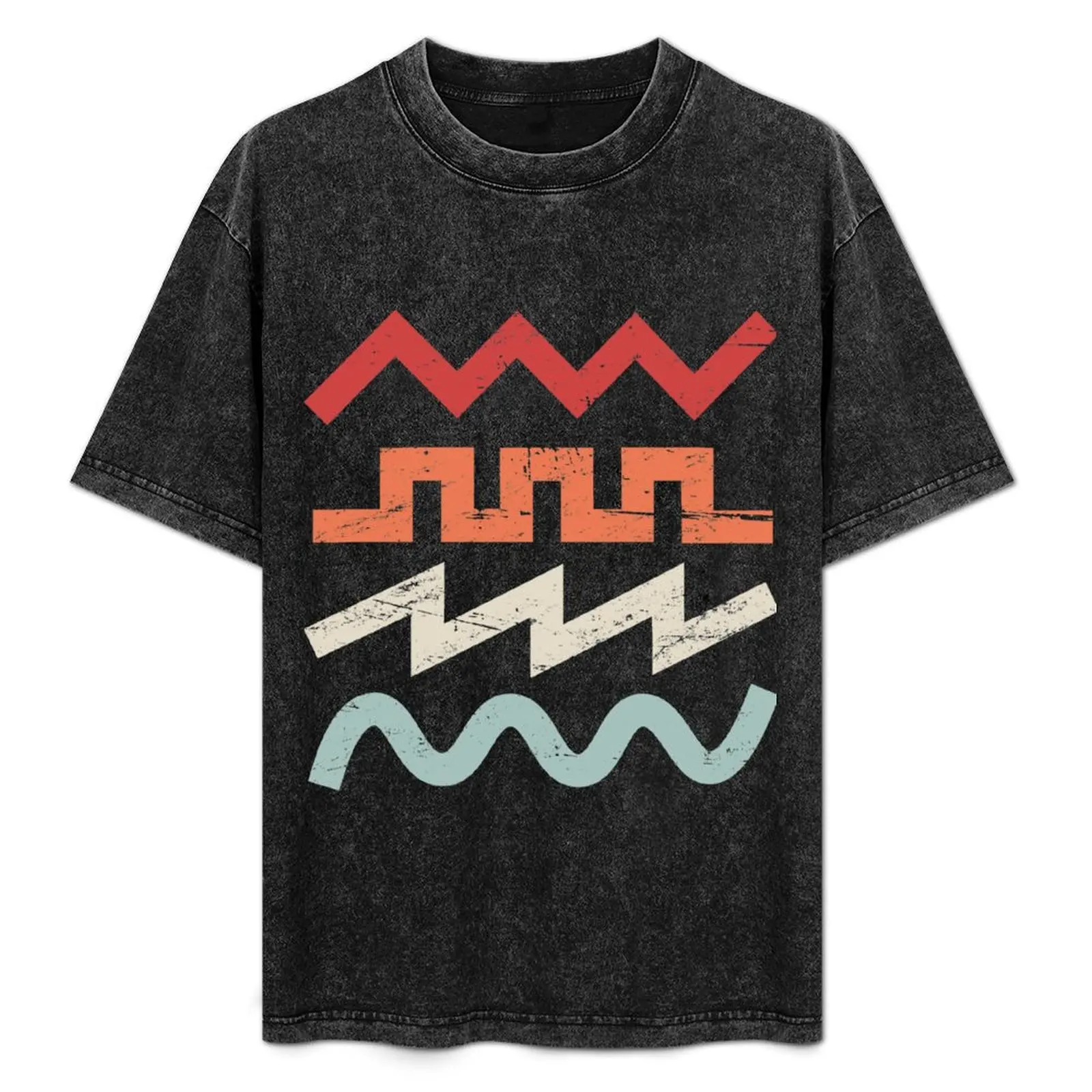 Retro Synth Waveforms T-Shirt sublime shirts graphic sweat shirts, men