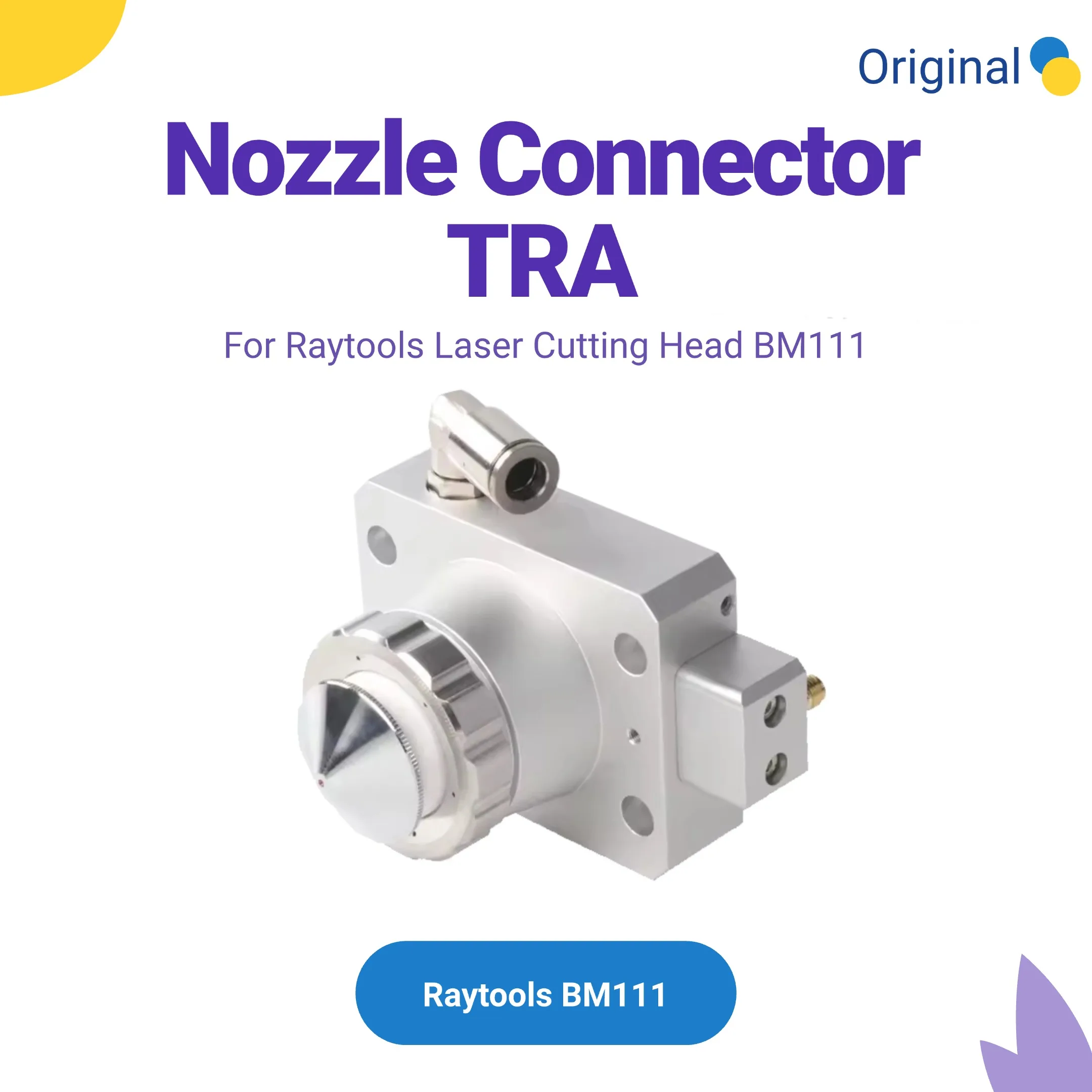 رأس Raytools الأصلي BM111 فوهة موصل TRA 120AG1700B لآلة القطع بليزر الألياف Raytools BM110 BM111