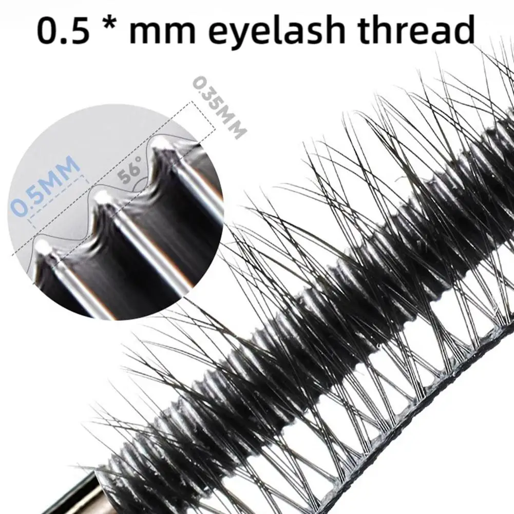 Eyelash Primer Thick Thin Curling Shape Natural Long Lasting Mascara With Thread 3D Brush Head Women Make Up