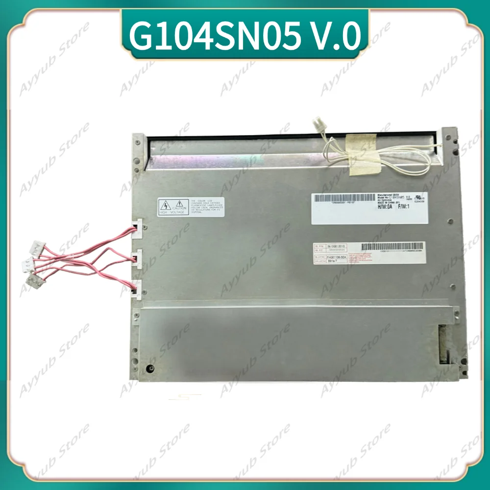 100% Original 10.4 inch G104SN05 V0 G104SN05 V.0 800*600 Industrial Computer LCD Screen Display Panel For AUO Full Tested