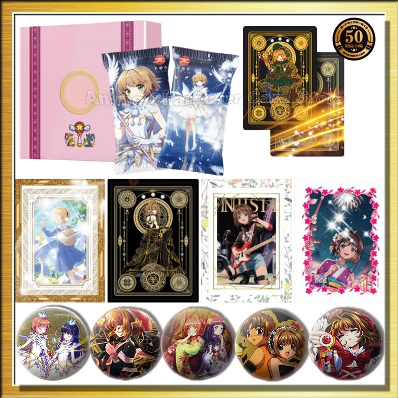 CardCaptor Sakura Cards Folding Card Chapter Anime ACG Collection Card Board Games Cosplay Toys Mistery Box Birthday Gifts