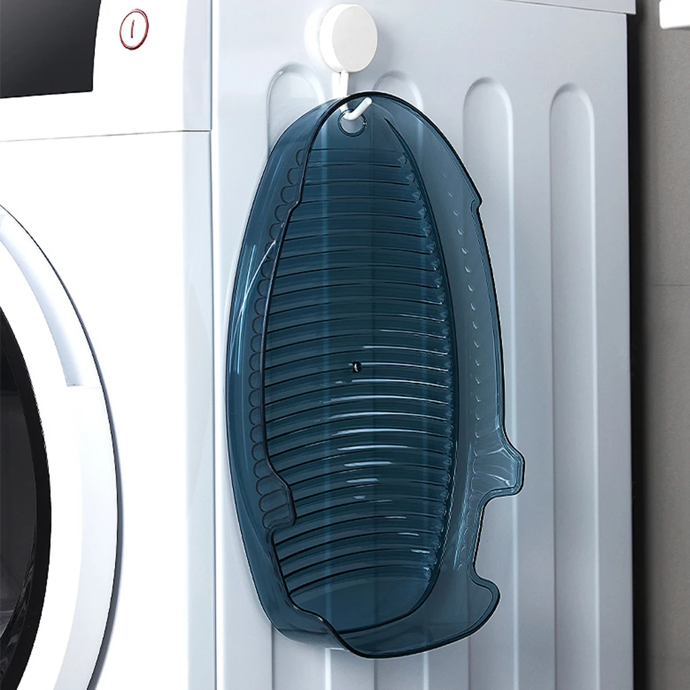 

Premium Wavy Hand Washing Board Household Clothes Washboard Non-Slip Anti-Skid Dormitory Home Laundry Supply Blue
