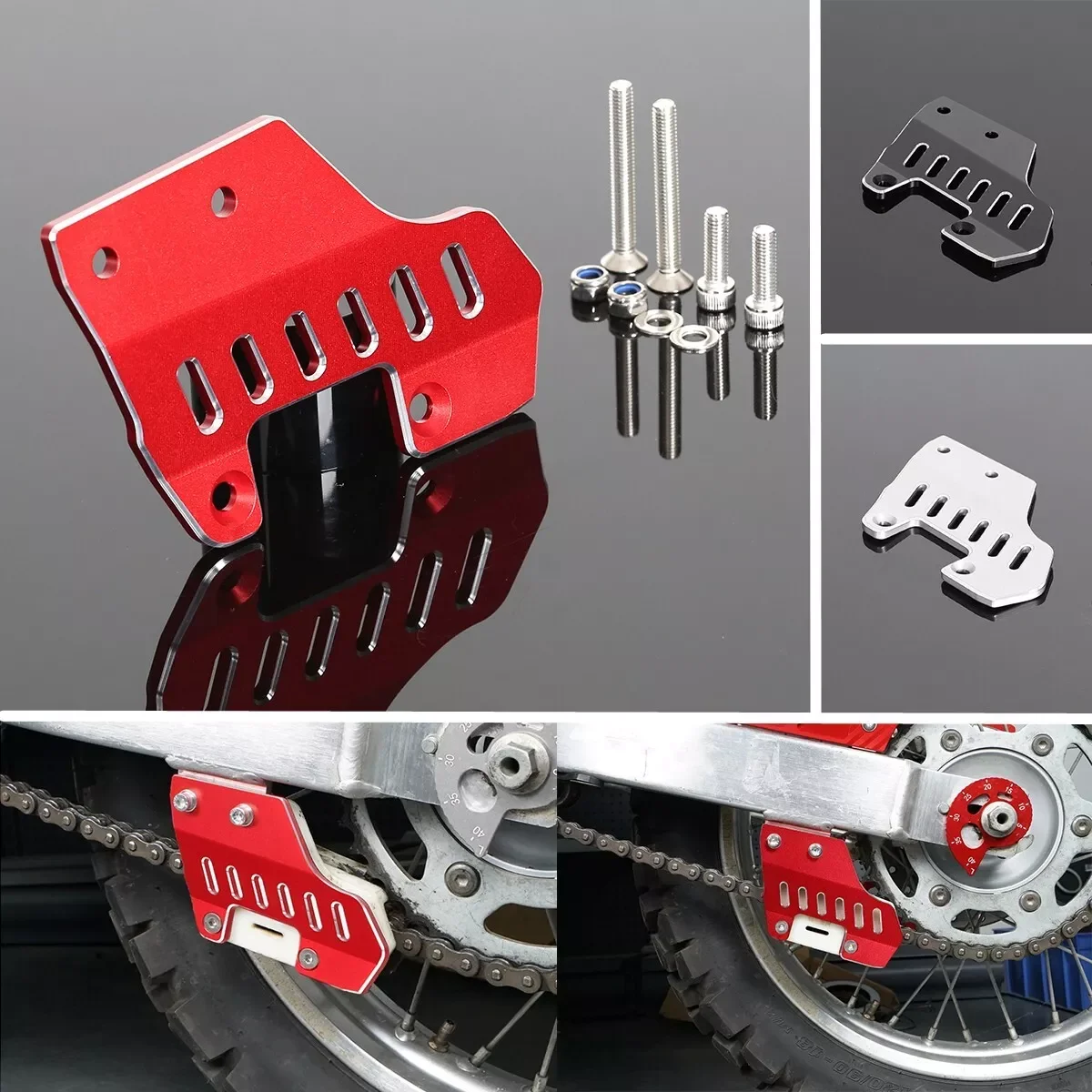 Couvercle de guidage de chaîne d'entraînement arrière à graver 3D, pour Honda XR650L 1993 – 2024 XR 650 L