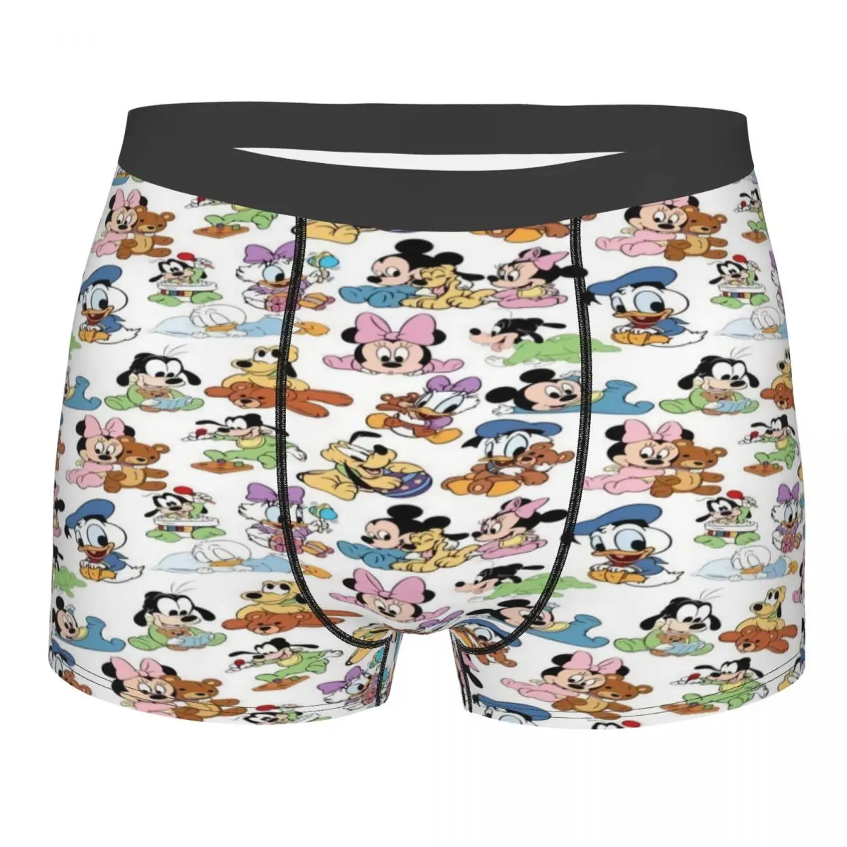

Custom Male Novelty Mickey Mouse Anime Cartoon Underwear Boxer Briefs Breathable Shorts Panties Underpants