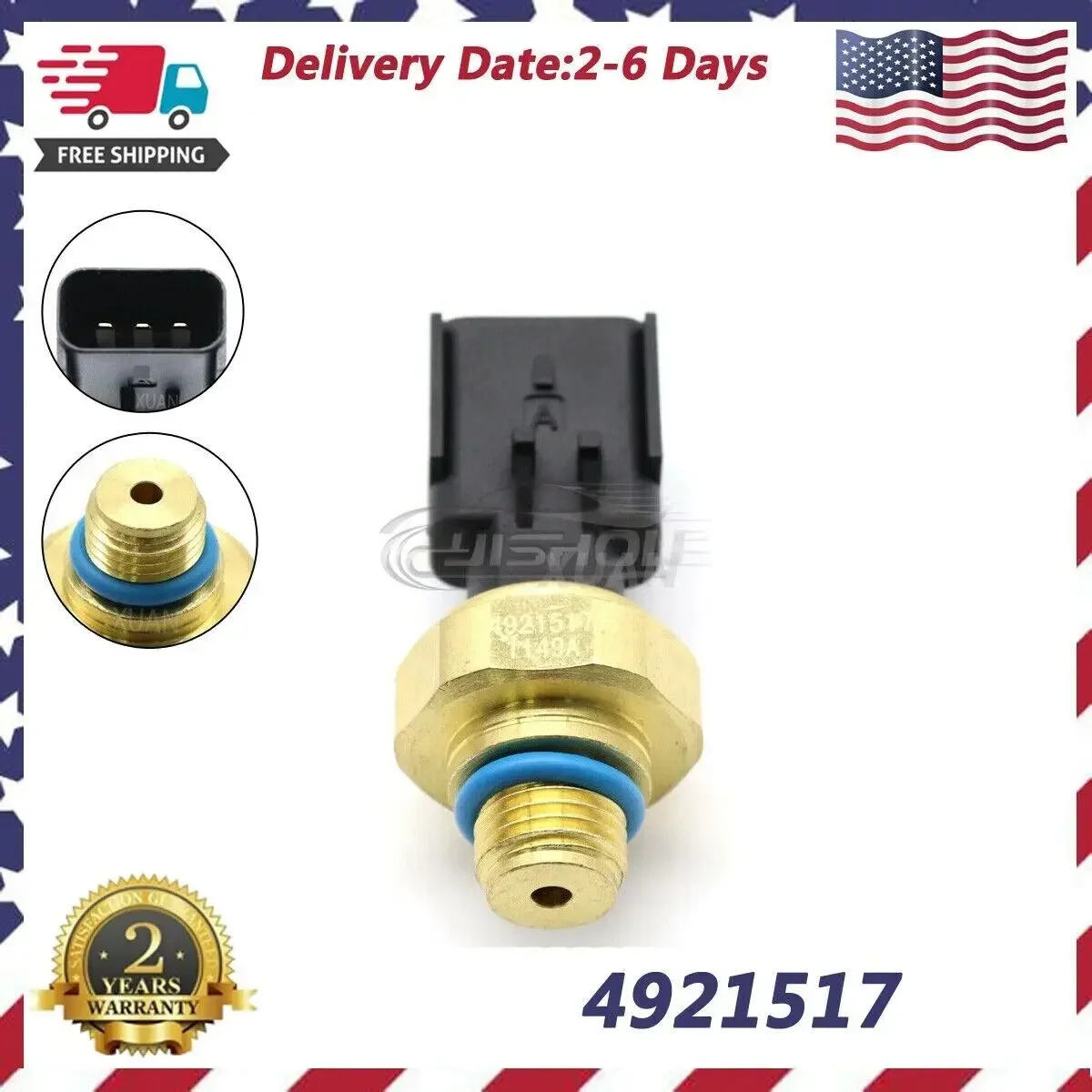 

4921517 Car Engine Oil Pressure Sender Sensor For Cummins ISX ISM ISX11.9 ISX15 492 1517 New