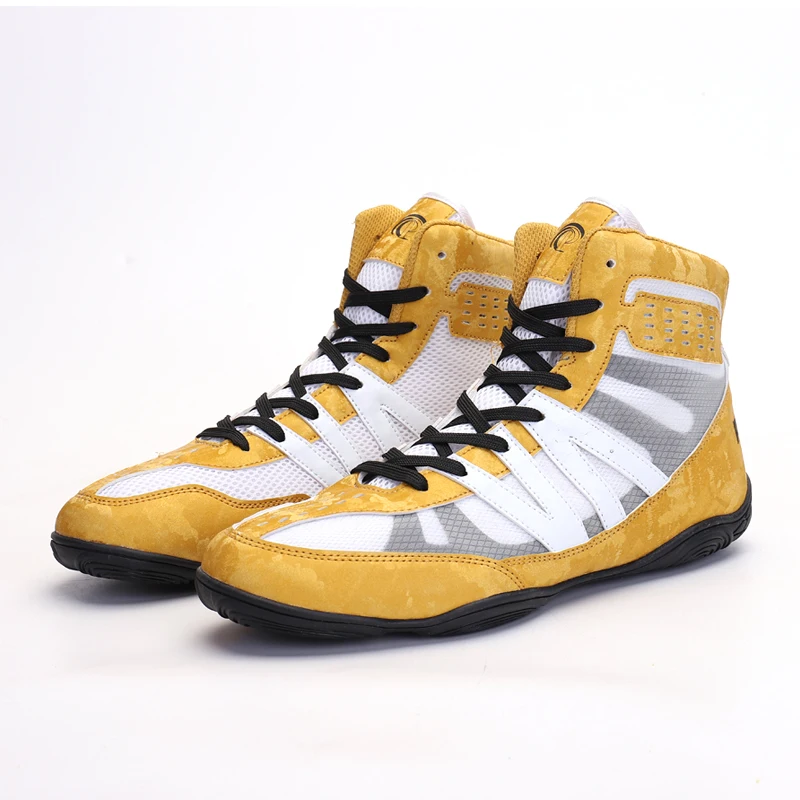 

New Men's Wrestling Boxing Shoes Breathable Women Slip Resistant Wrestling Fight Boots High-quality Sports Boxer Fighting Shoes