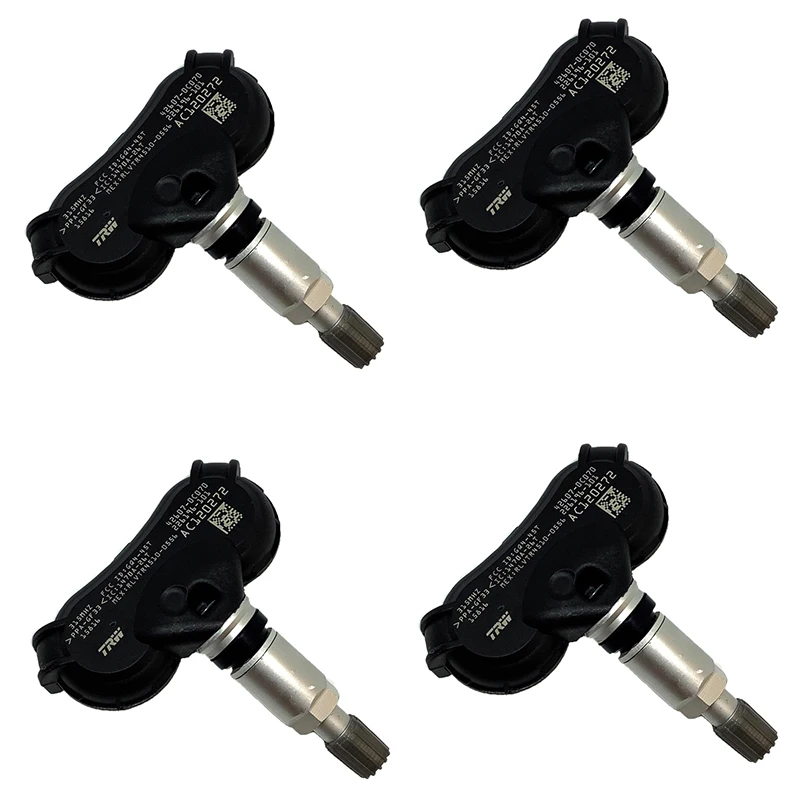 

4PCS TIRE PRESSURE SENSORS 426070C070 42607-0C070 FOR TOYOTA Sequoia Sienna 2008 2009 2010 2011 2012 2013 2014 2015 2016 2017 31