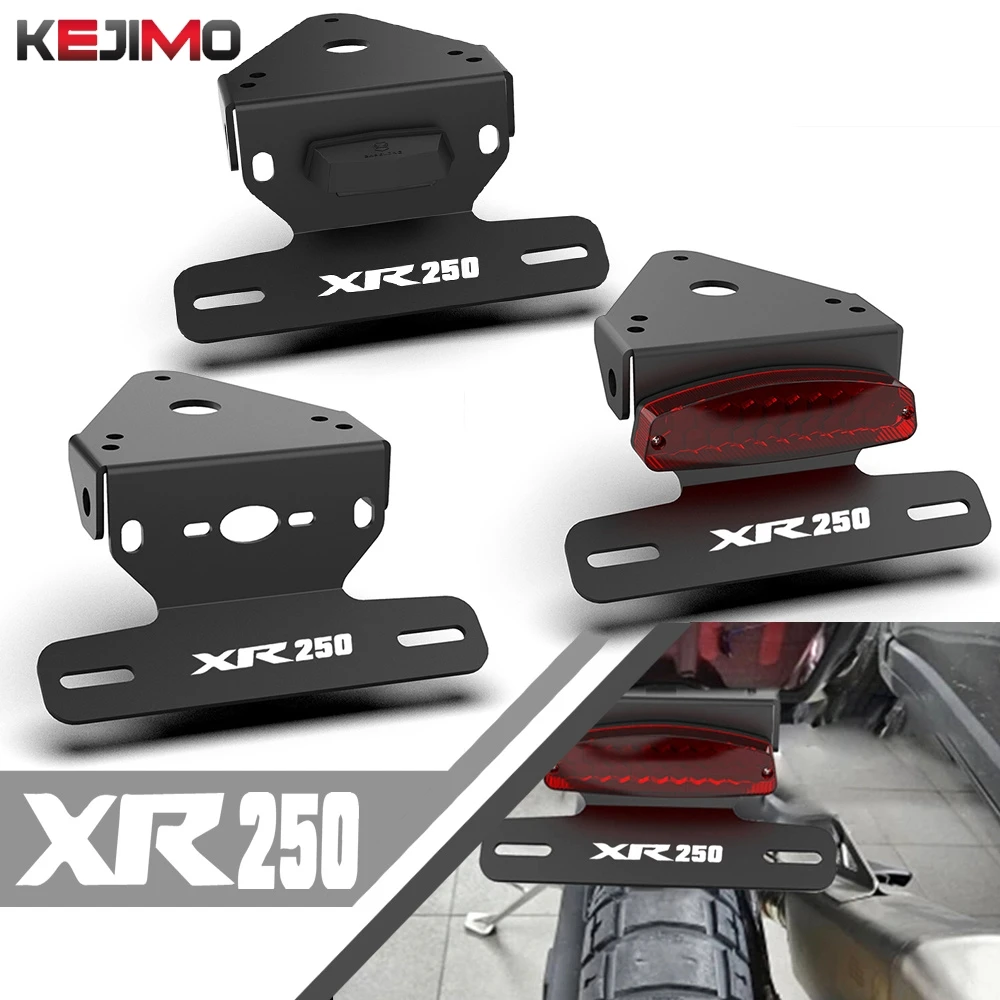 

2005 2006 2007 2008 XR400 XR250 FOR Honda Motard Motor Aluminum Licence Plate Holder Set XR250R XR400R XR 400 250 R 1996-2003