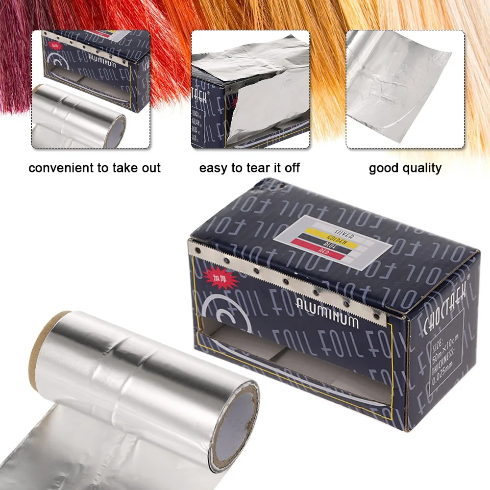 Thickened Hair Perm Foil Silver High Temperature Avoid Hair Coloring Foil Versatile Professional Salon Hair Foil