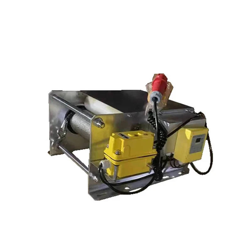

Small electric stainless steel fast and slow speed electric winch anti-corrosion and rust-proof clean and quiet wire rope winch