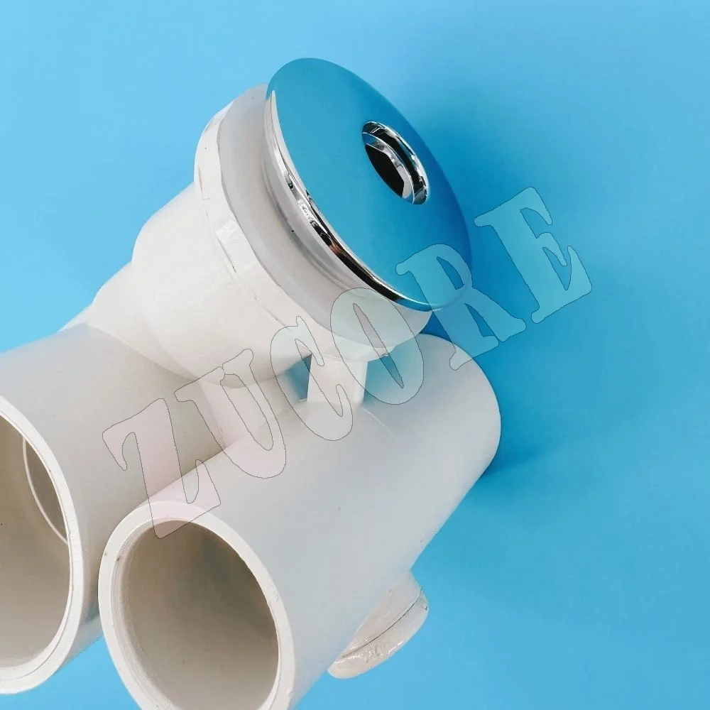 Φ40mm Cover 32mm Water-in Jet Nozzle Chromed Cap PVC Body Massage Bathtub Bubble Nozzle Straight Shape Hot Tub Water Jet Nozzle