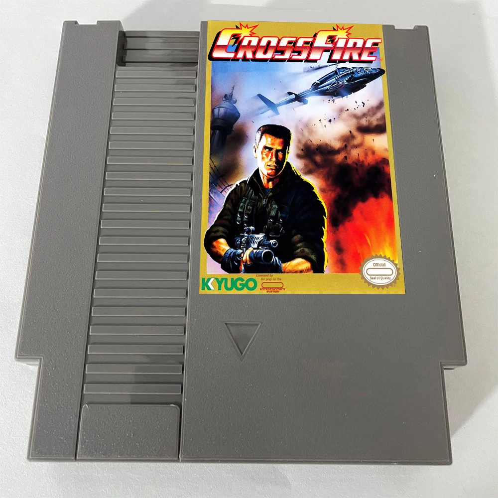 Classic Game CrossFire For NES Super Games 72 Pins 8 Bit Game Card Cartridge,for NES Retro Game Console - English
