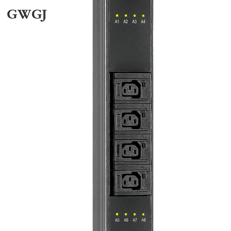 مقبس طاقة خزانة PDU ذكي 12 منفذ C13 جاك مفتاح مستقل HTTP SSH SNMP Telnet 485MODBUS مراقبة بروتوكول تتالي #4