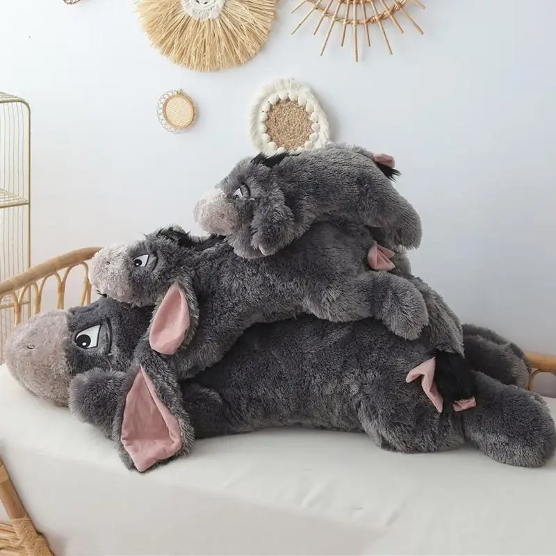 Disney Winnie Pooh Bear Plush Toys Sorrowful Eeyore Plush Dolls Soft Stuffed Animals Pillow Ornament Kawaii Children's Toy Gifts