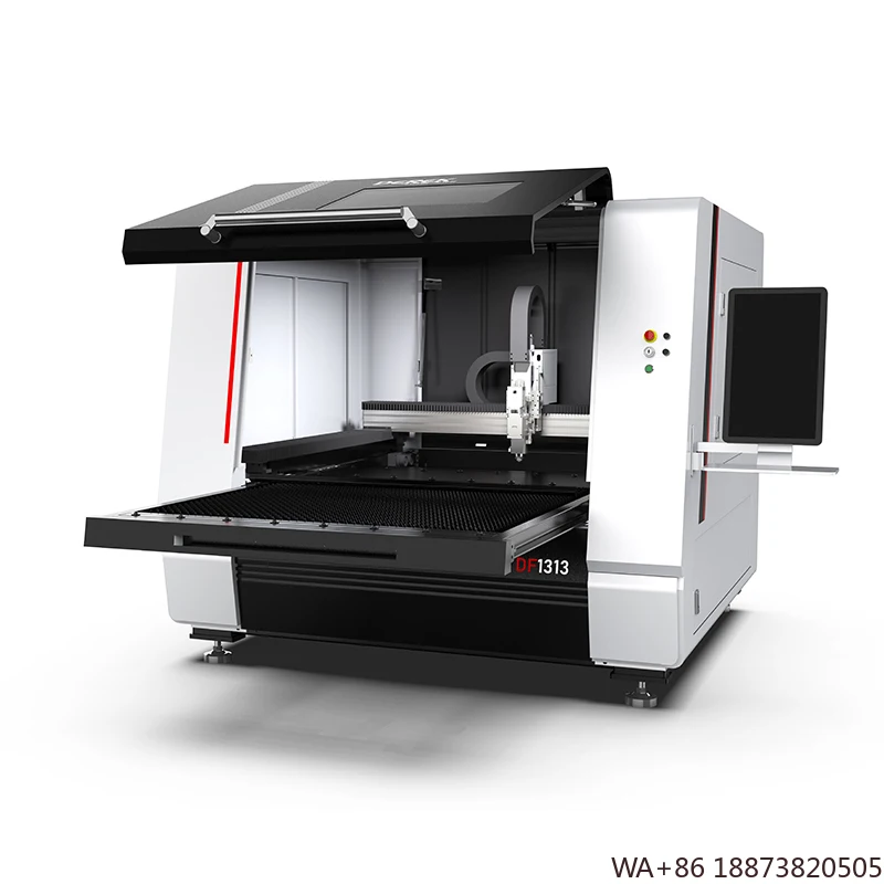 Laser Cutting 1300x1300mm Small Size with Slide Out Table Fiber Laser Cutter Machines for Metal