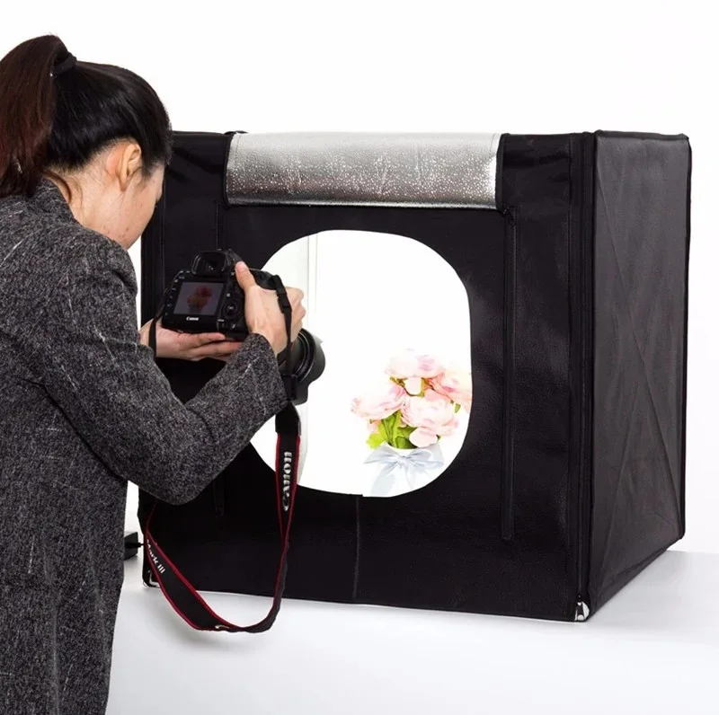 80cm LED photography studio, small light box photography lighting box photography equipment