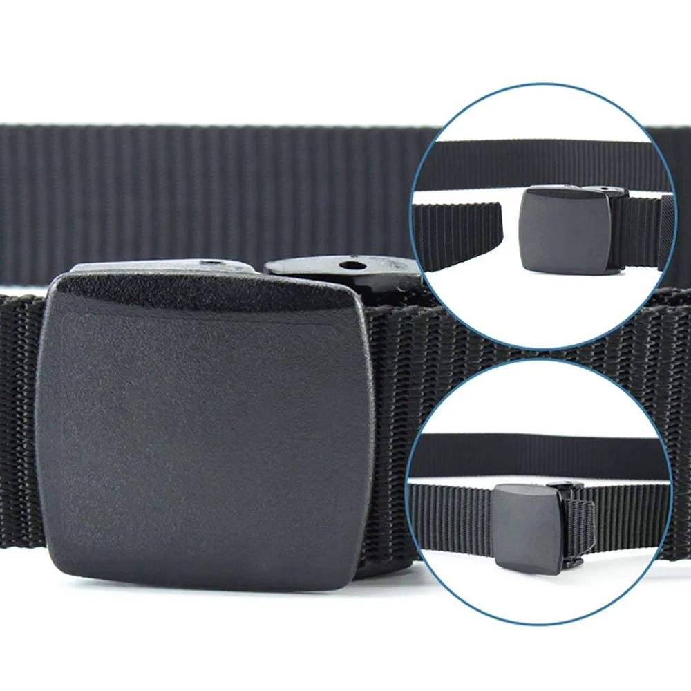 38mm Plastic Belt Buckle New Men\'s Non-metallic Canvas Belt Buckle with Non-magnetic Nylon Belt Buckle Plastic Waist Fittings