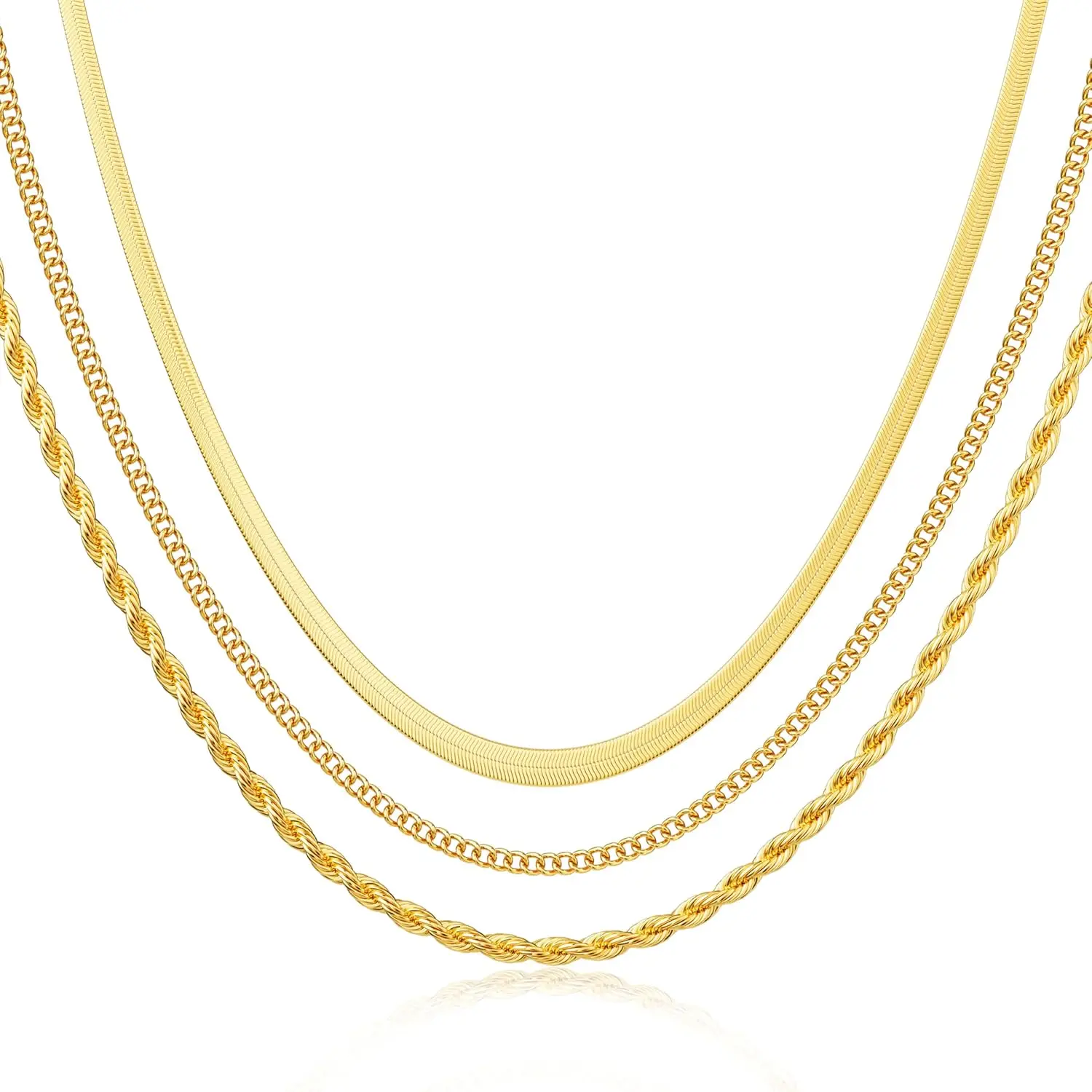 

Позолоченные золотом 14K ожерелья для женщин, изящное золотое колье-чокер в виде рыбьей кости, тонкая многослойная цепочка-змейка, ювелирные украшения для подарков