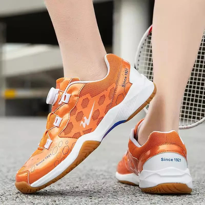 

Unisex professional table tennis shoes, sizes 36-45, quick lacing, high-quality badminton training shoes, sports shoes