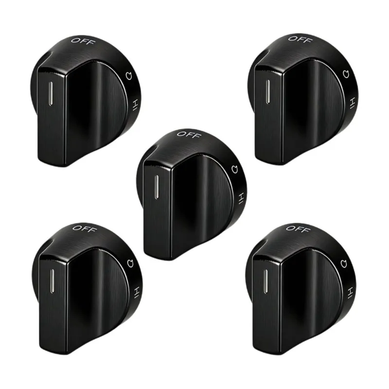 [B25B!】 Replacement Stove Knob 5Pcs W11620557 For Whirlpool Models W11510457 WFG525S0JV5 WFG525S0JV6 WFG550S0LB4 Metal Accessori