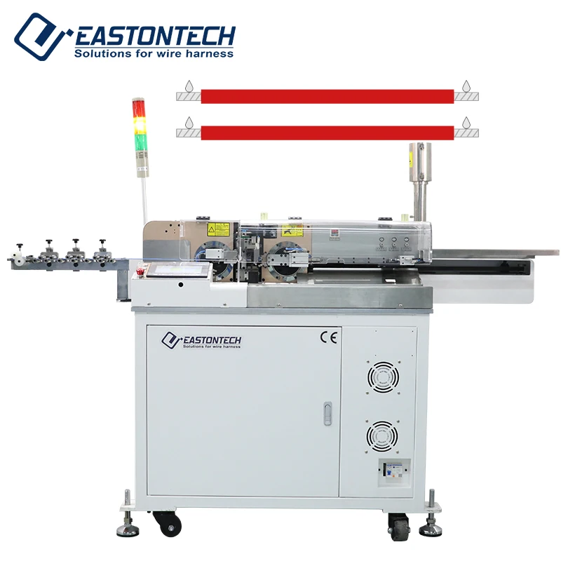 

Fully Automatic Two End Wire Cutting Stripping Machine EW-22F Automatic Wire Stripping And Tinning Machine