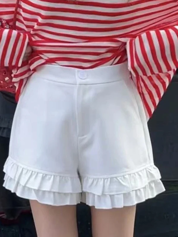 

High Waist Wide Leg ort Pants Men Women Loose Fit Straight Leg Casual Sports Pants Summer Thin Five-Pointed orts