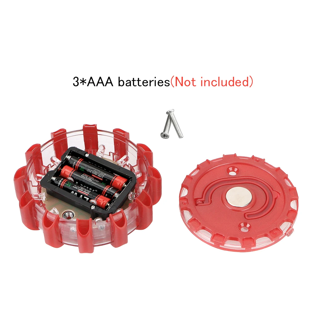 Universal Safety Barricade Light Emergency Strobe Flashing Lights LED Emergency car Lights Round Warning Beacon Warning Lamp