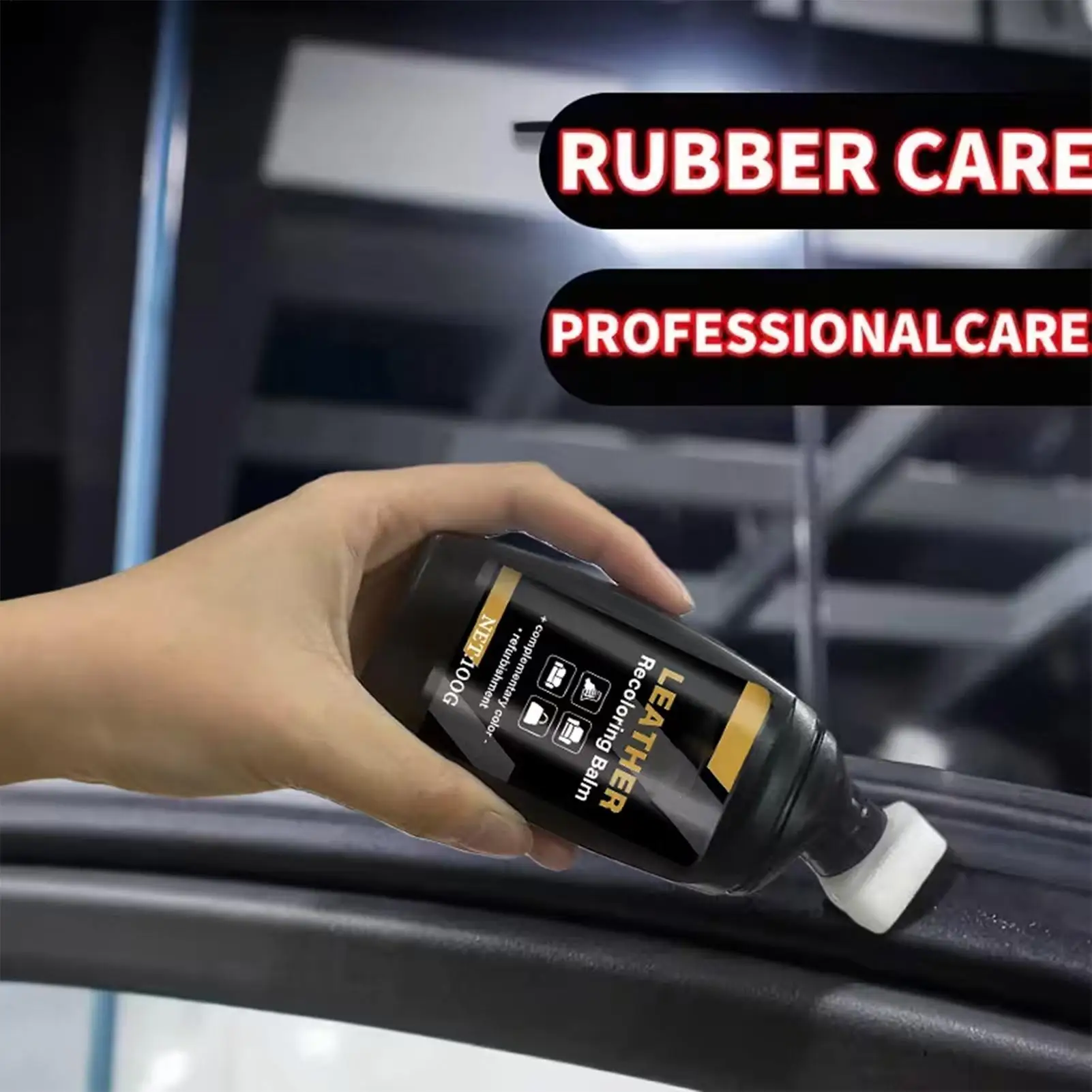 トリムレストアラー-自動車用-100ml-ノンオイリー耐候性剤-ウィンドウシーラー-コンディショナー-ドア、窓、トランク、外装、内装用