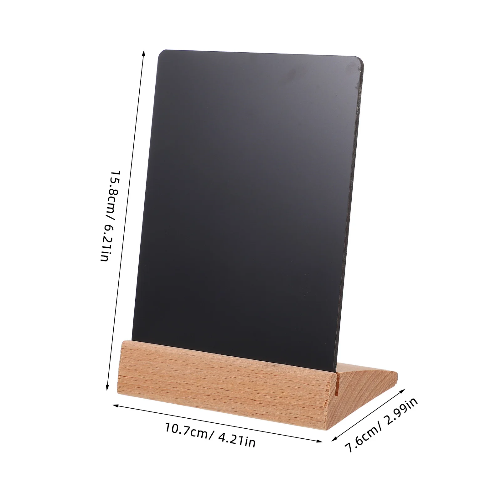 1 set Small Chalkboard Sign Tabletop Desktop Memo Board Erasable Writing Surface For Cafe Wedding Store Display Blackboard