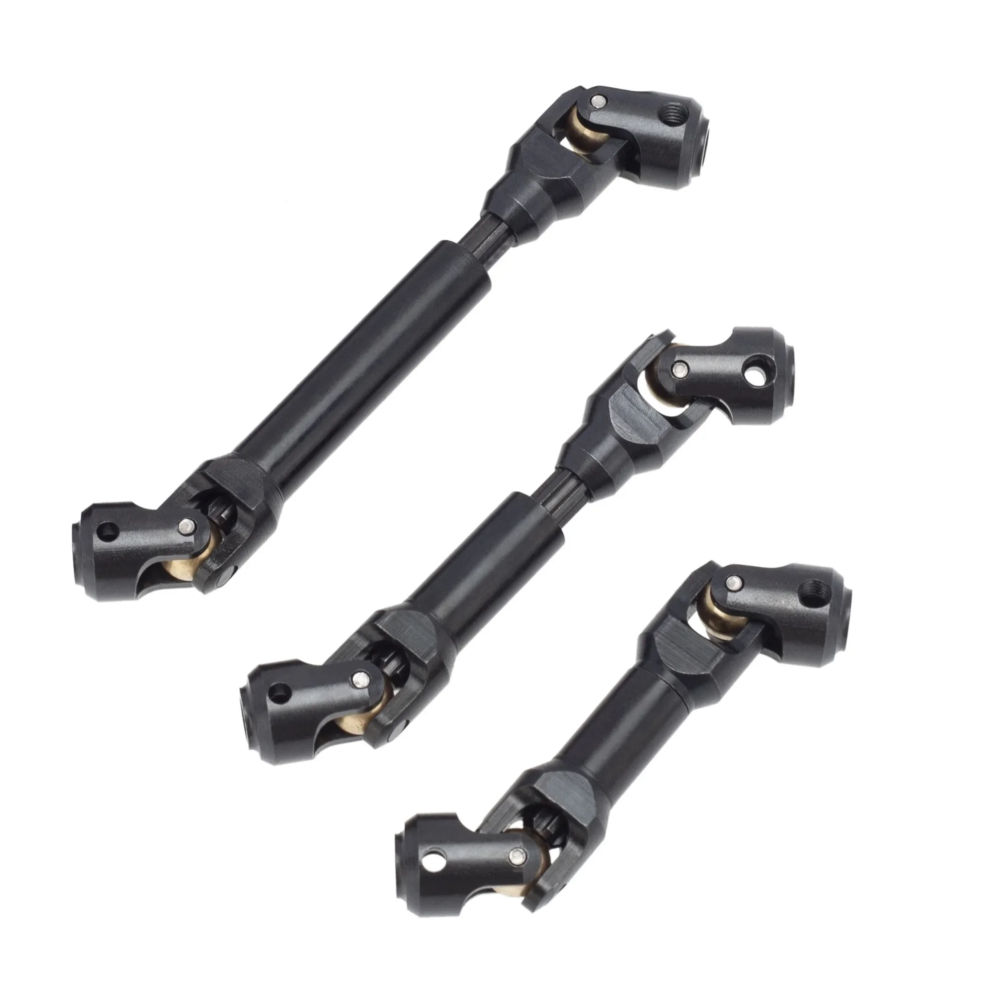 3Pcs Metal Drive Shaft CVD Driveshaft for Traxxas TRX6 TRX-6 G63 6X6 1/10 RC Crawler Car Upgrade Parts