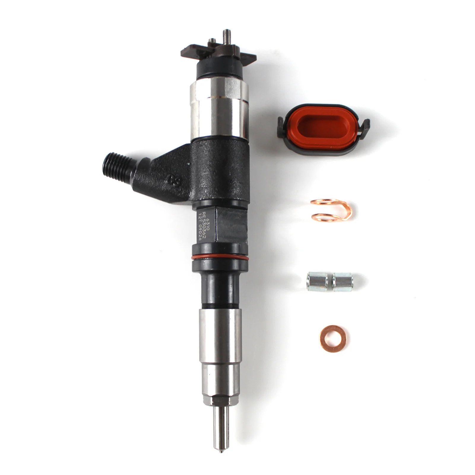1PC Common Rail Injector Fuel Injector 095000-6311 095000-6312 For RE530362 DZ100212 John Deere 4.5L and 6.8L Reman CR Excavator
