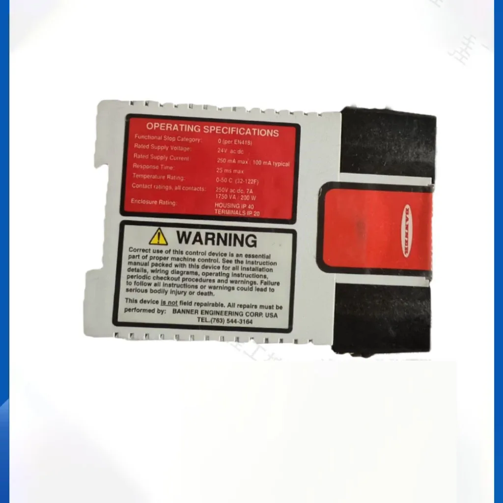 BANNER Safety Relay ES‑FA‑11AA ES‑FA‑9AA Emergency Stop Module