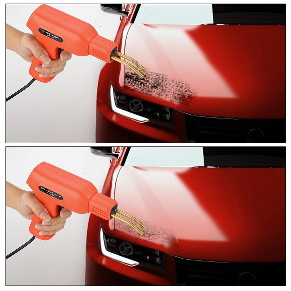 50W Plastic Welding Machine Plastic Welder 200 PCS Staples Plastic Welding Kit Heat Gun Automobile Bumper Maintenance Tools