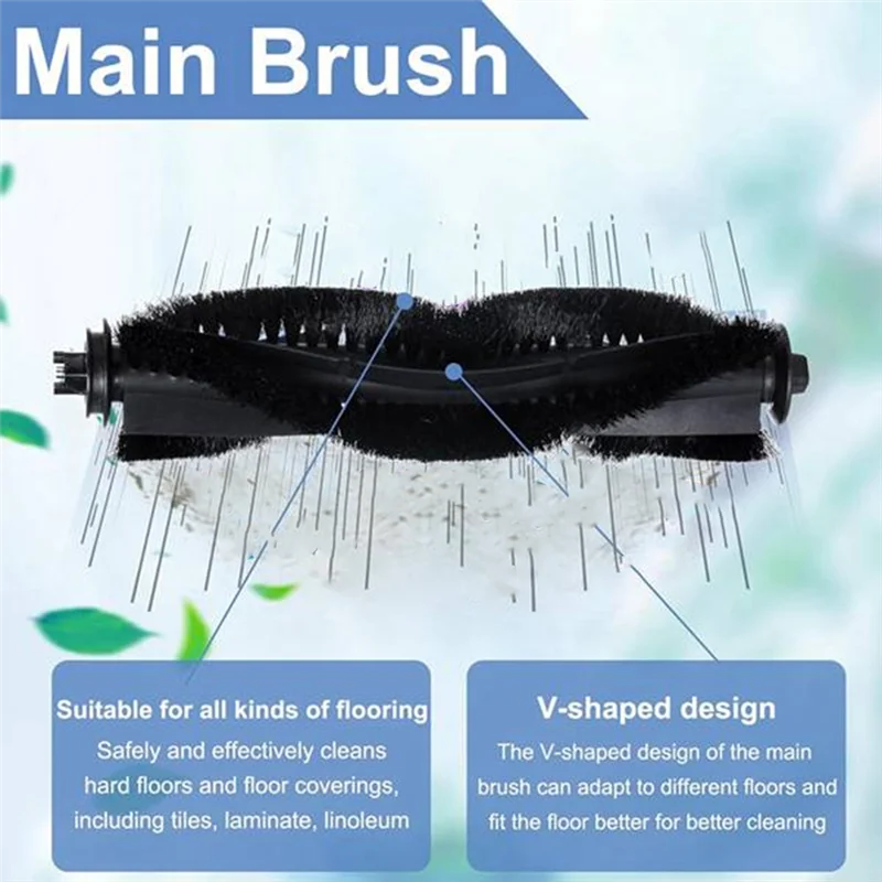 -A01R brosse latérale principale vadrouille filtre sacs à poussière ensemble de 9 pièces pour Tapo RV20 accessoires de Machine de balayage