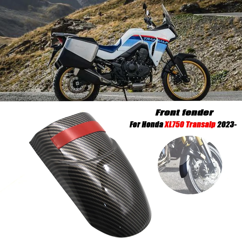 

Motorcycle Carbon Front Fender Extender Mudguard Extension TRANSALP750 For Honda XL750 TRANSALP XL 750 2023